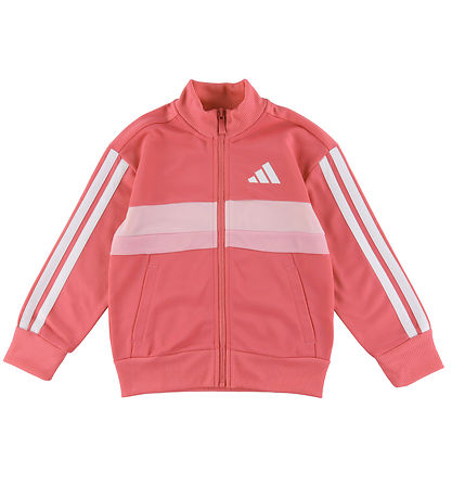 adidas Performance Trainingsanzug - LK 3S TIB TS - Pnkfus/White/