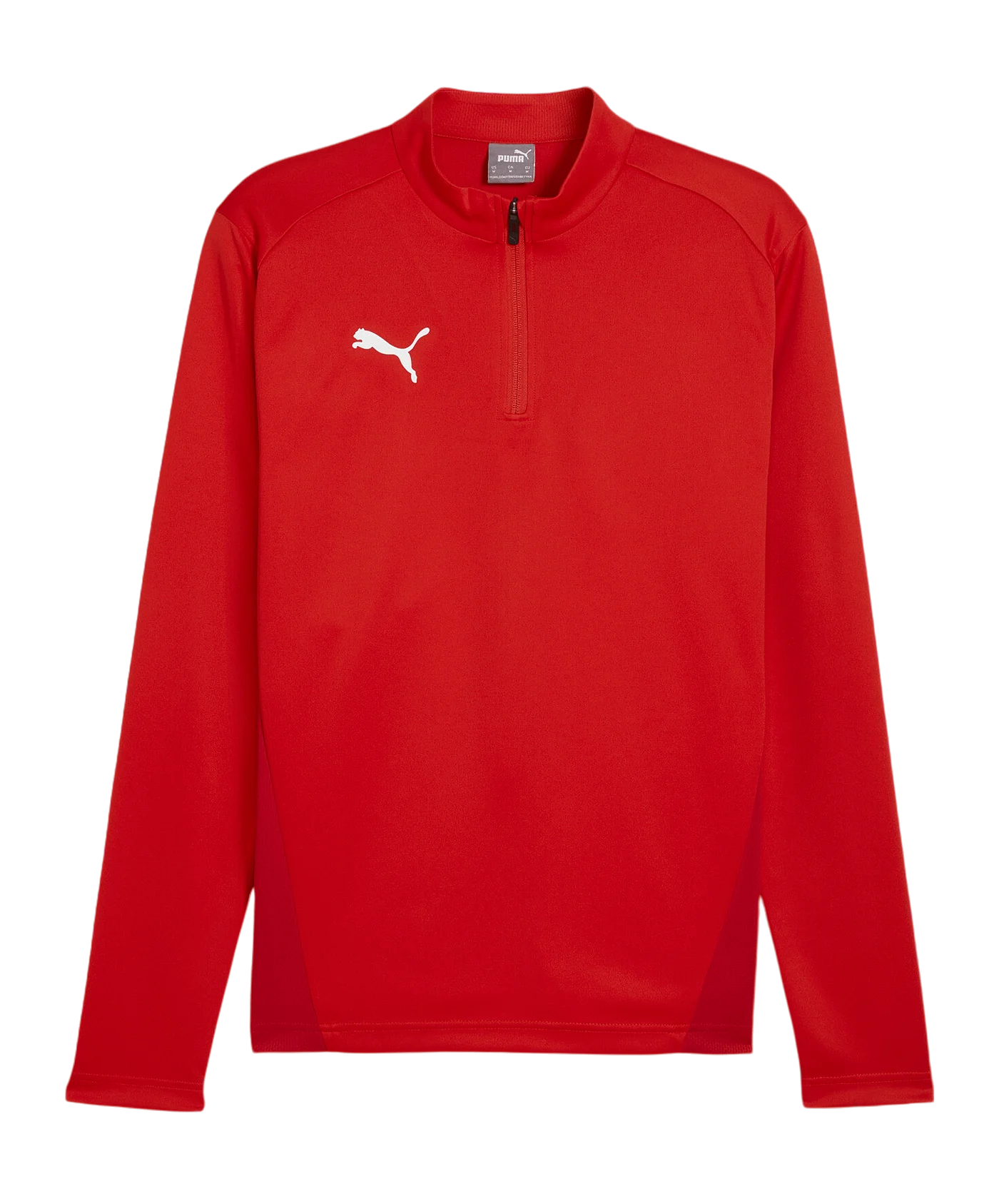 PUMA teamGOAL Training 1/4 Zip Sweatshirt Rot F01