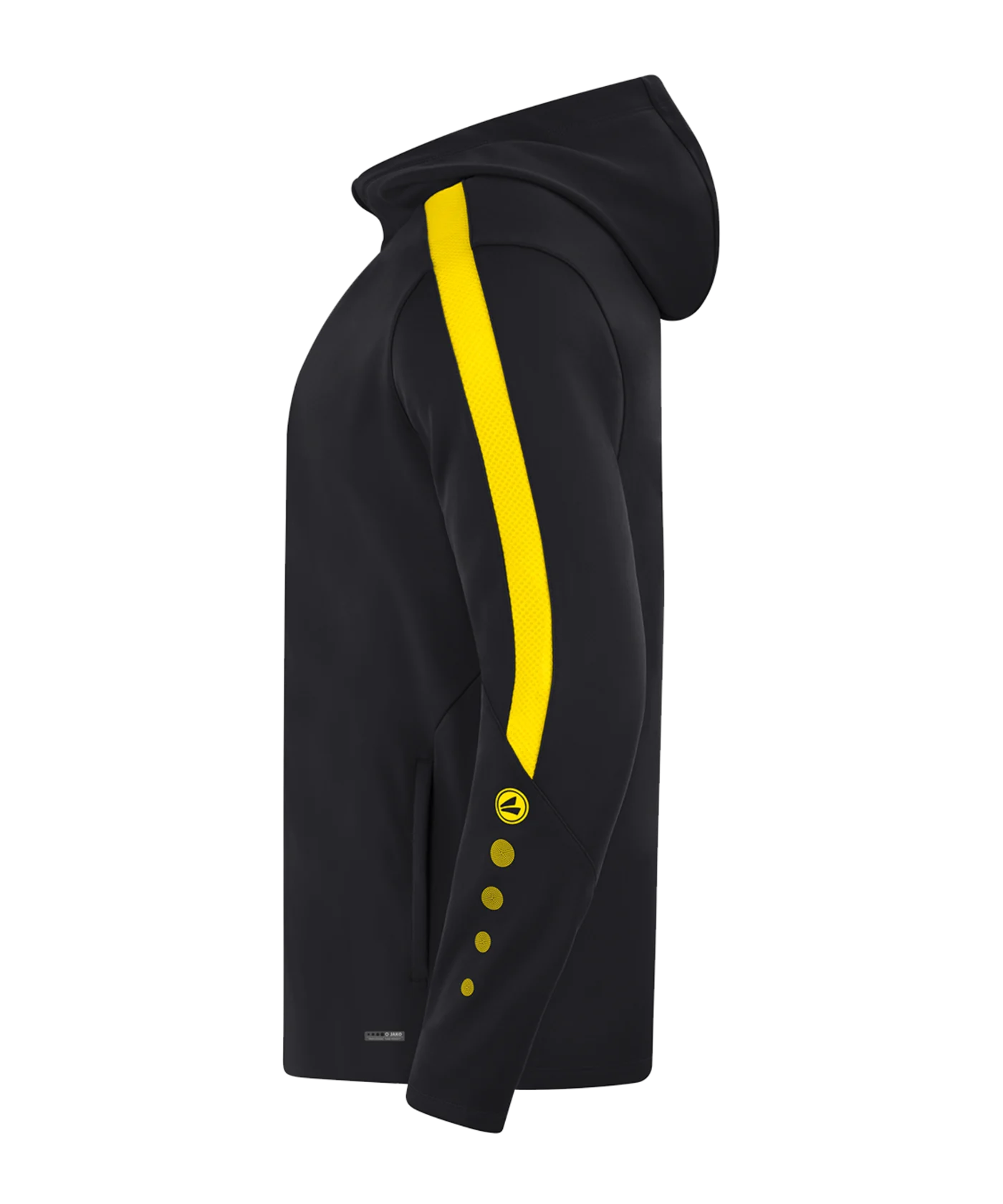 JAKO Power Kapuzenjacke Schwarz Gelb F803