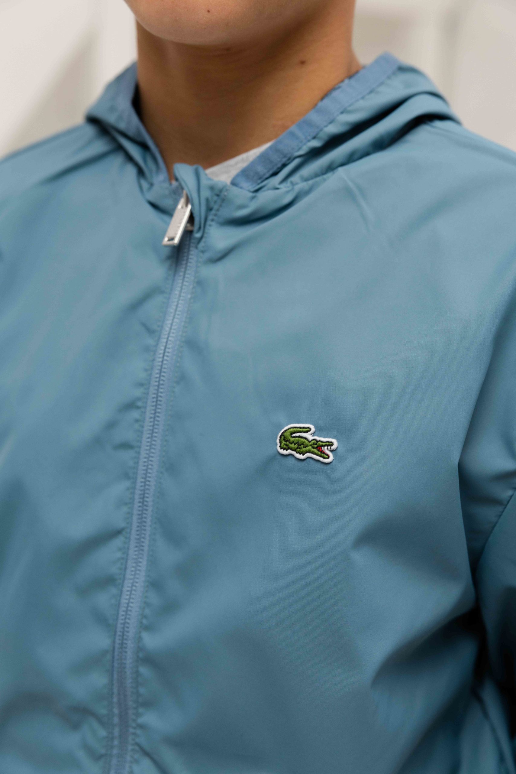 Lacoste Inversible Trainingsjack Kids Blauw