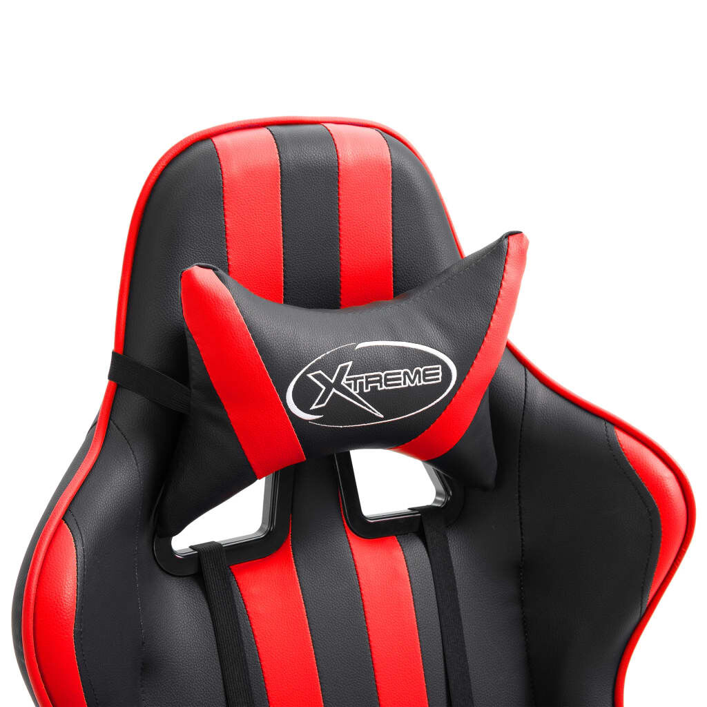 vidaXL Gaming stoel, rood, kunstleer