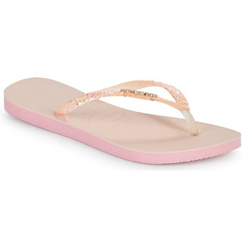 Havaianas - SLIM GLITTER FLOURISH - Rose