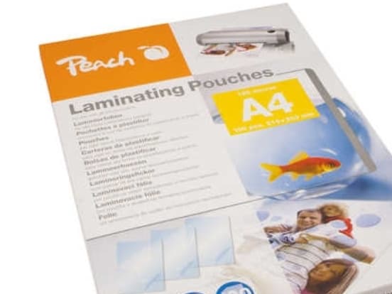 Peach lamineringsposer A4 125mic Glossy PP525-02 100PK