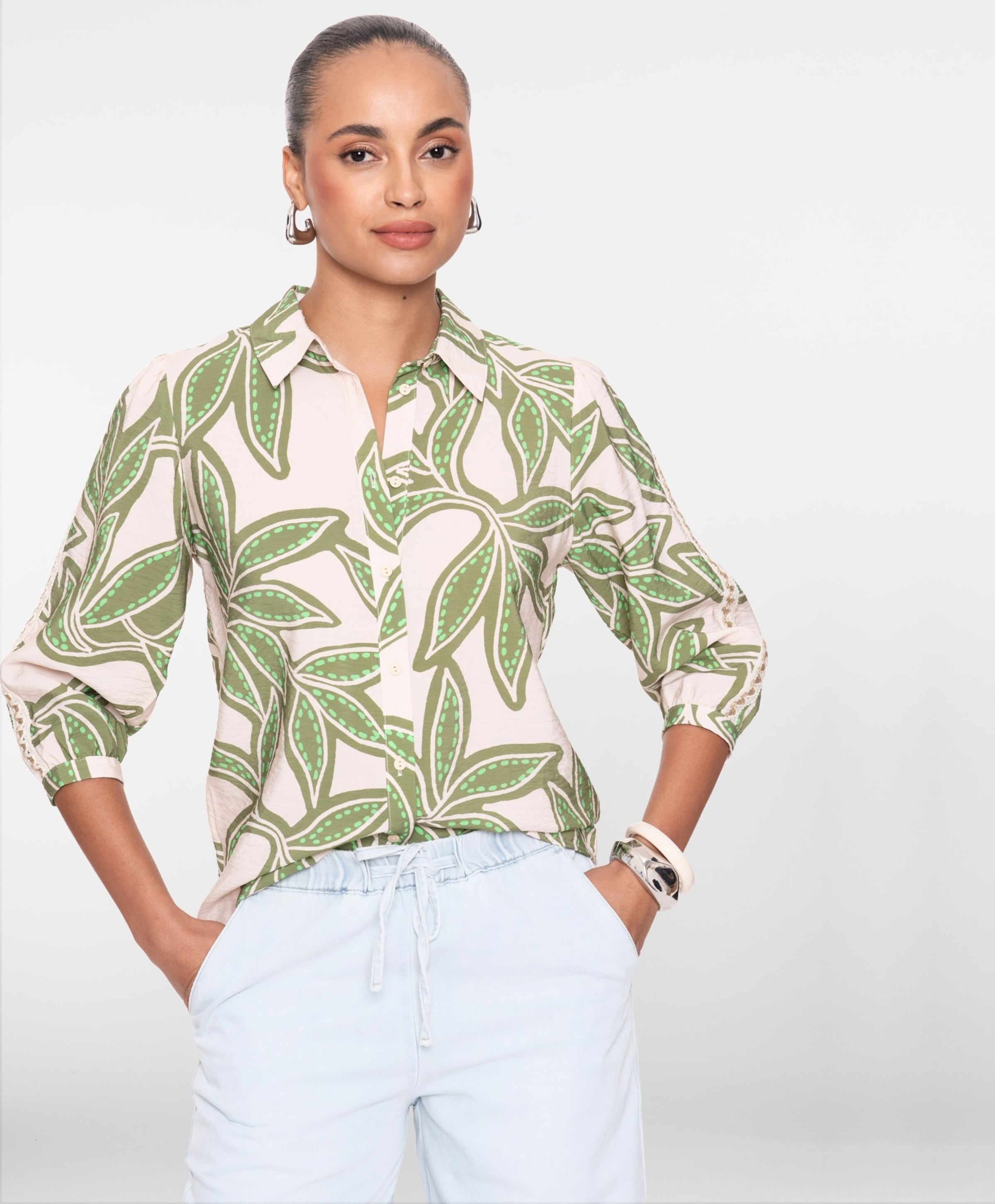 Geisha Dames blouse multicolor