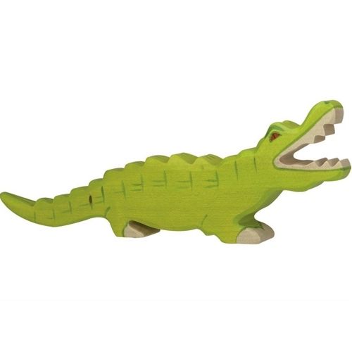 Holztiger krokodil 26 cm