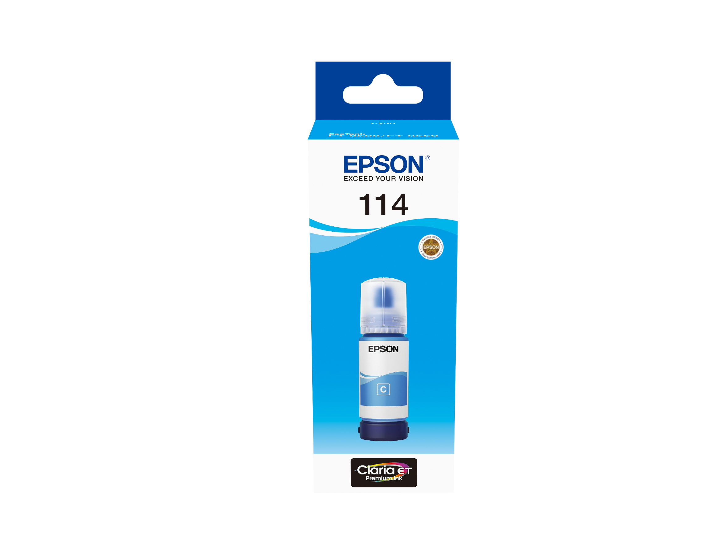 Epson 114 EcoTank Cyan ink bottle 114 EcoTank Cyan ink bottle