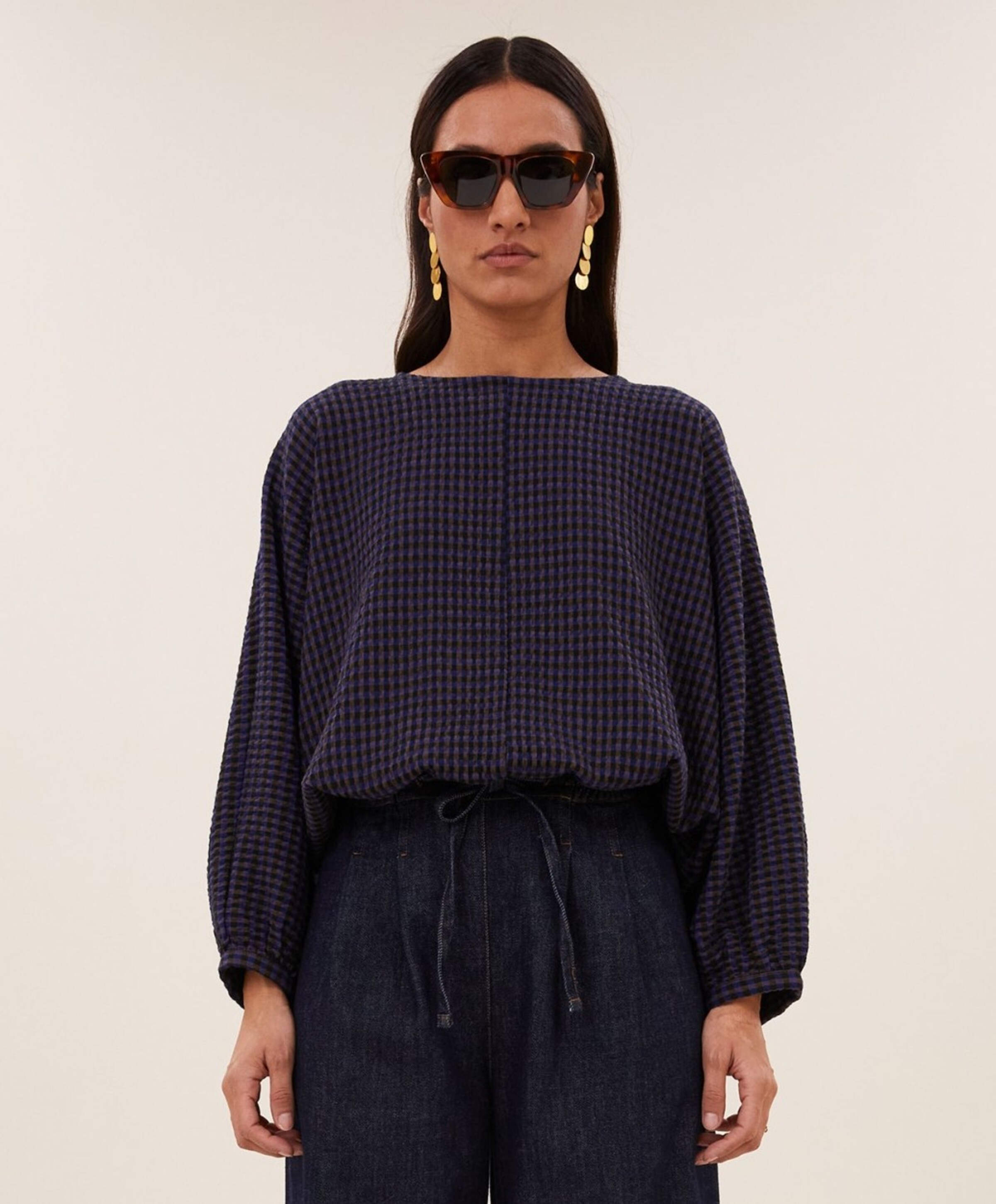 by-bar Dames blouse paars