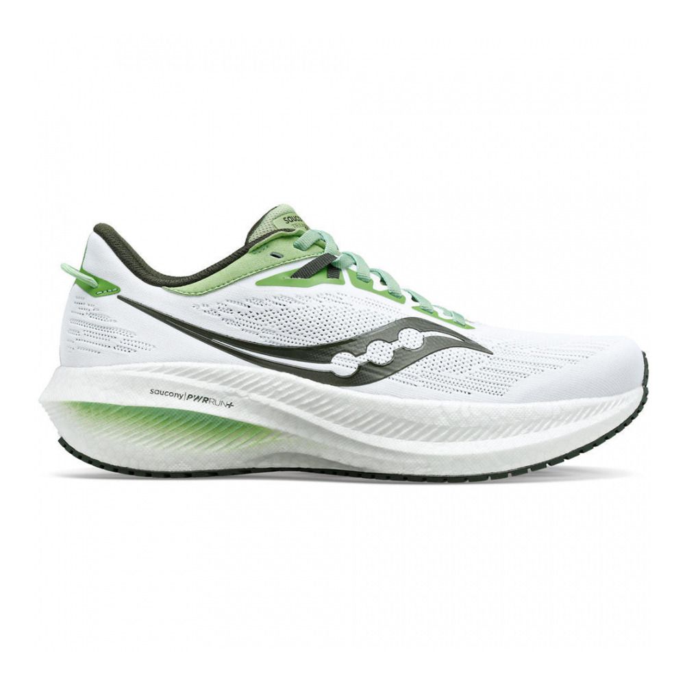 Saucony TRIUMPH 21 - Chaussures running Homme white/umbra