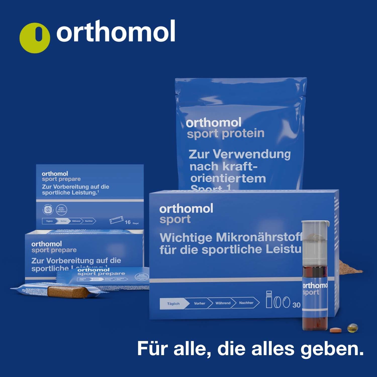 Orthomol Sport recover - Regeneration nach dem Ausdauersport - Eiweißpulver mit BCAA und Zink - Schokoladen-Geschmack - Pulver