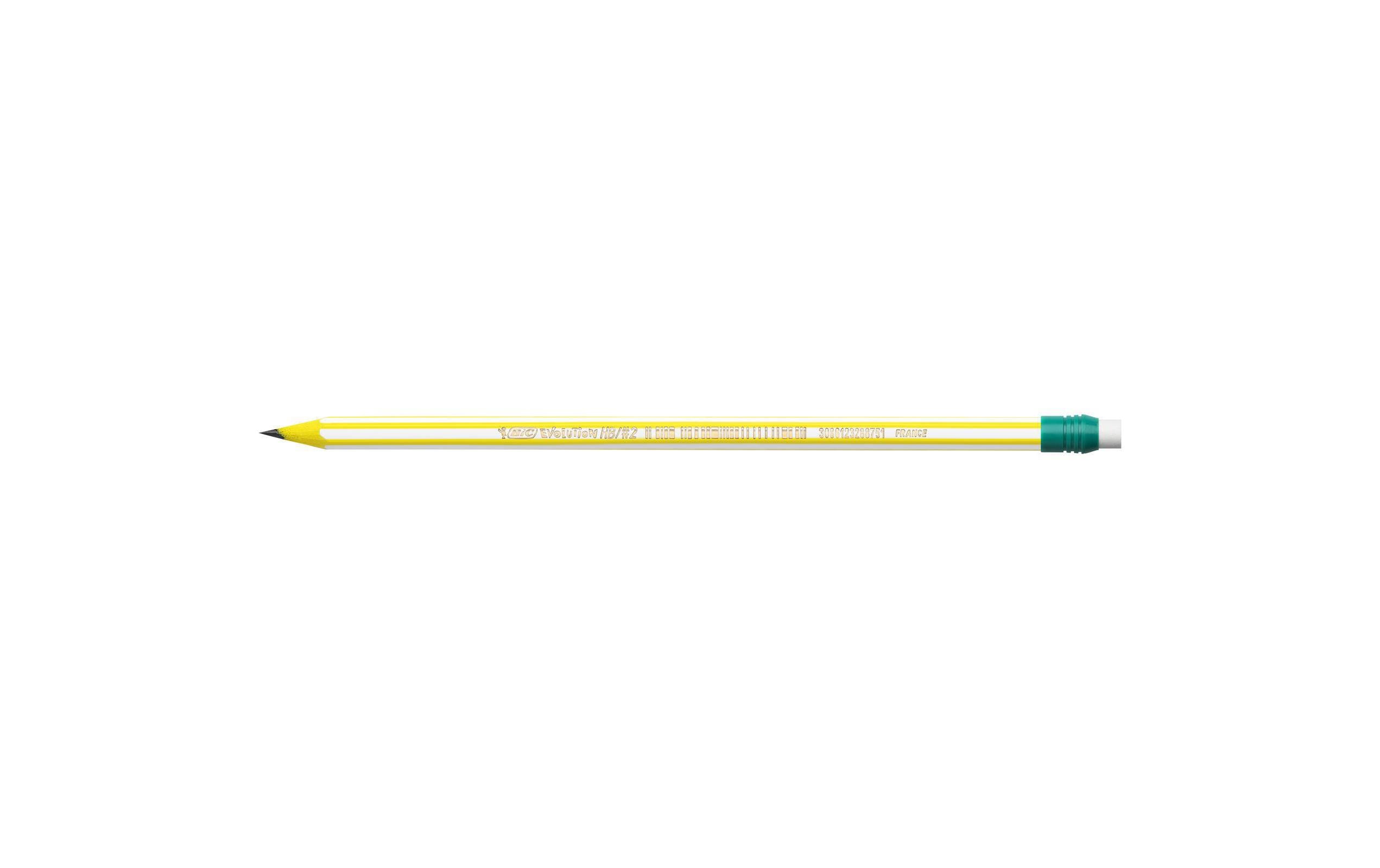 Bleistift Evolution Stripes mit Radierer 3 StückStossfester Bleistift