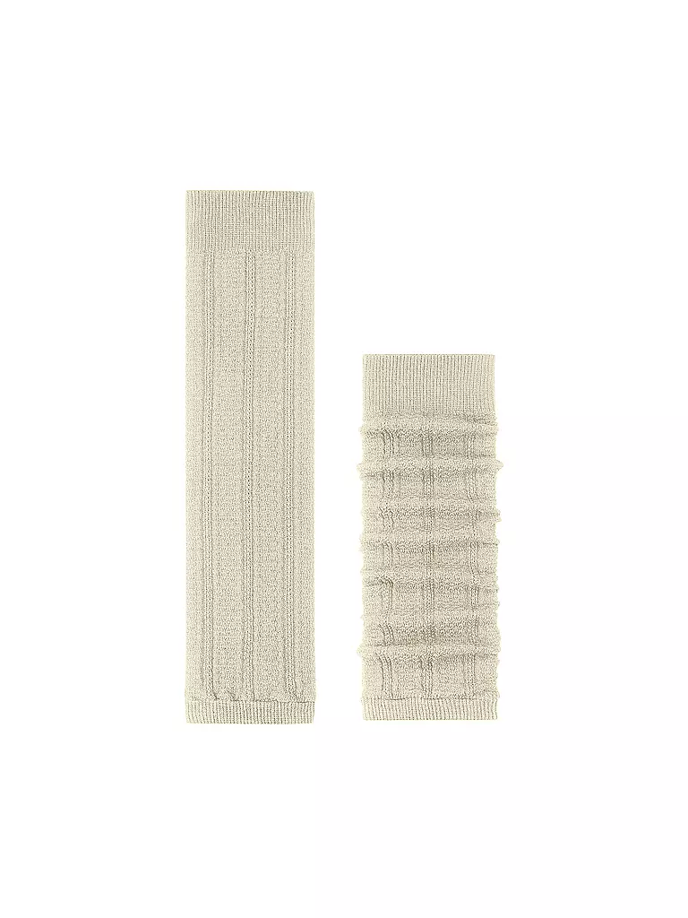 FALKE Stulpen NEEDLEPOINT off-white creme
