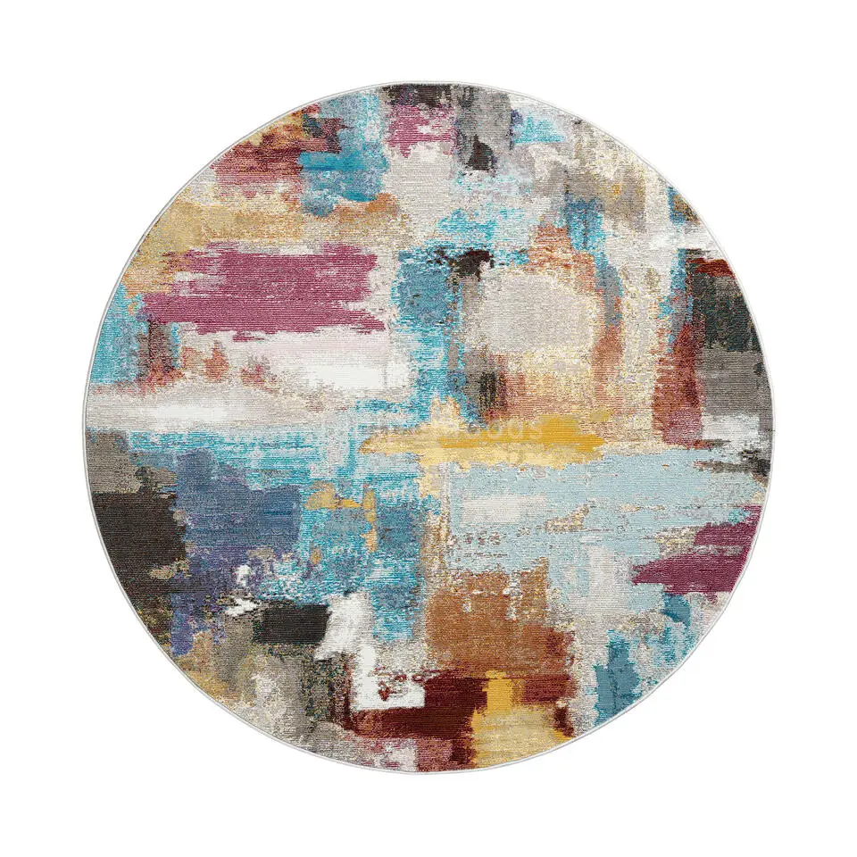 Picasso Artisan Vintage Rond Vloerkleed Multi Laagpolig - 300 CM ROND