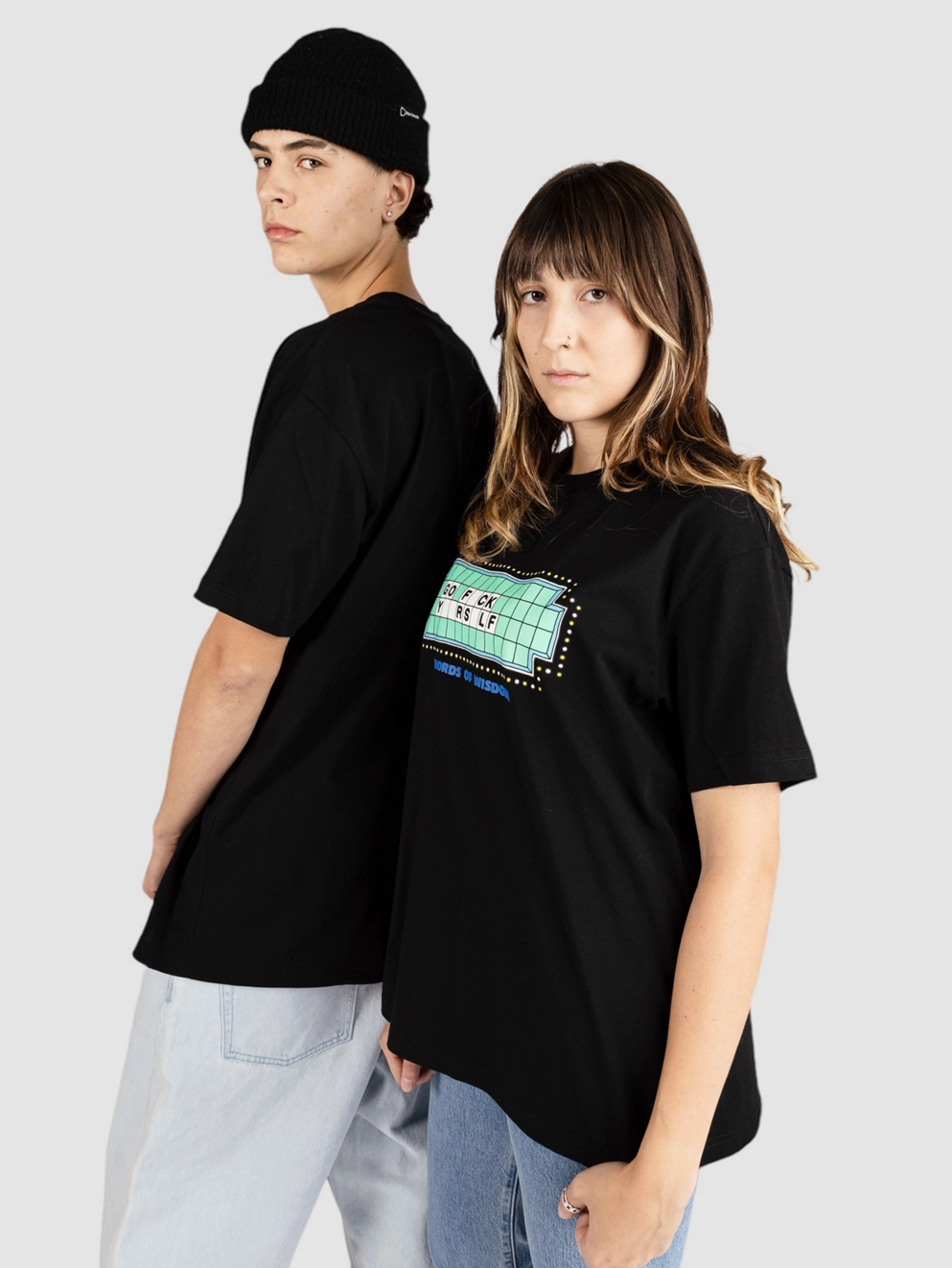 Brother Merle Wheel Of Fortune T-Shirt black