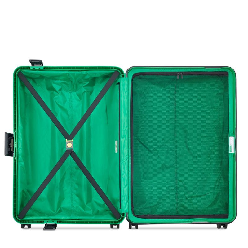 Valise rigide Color Block hard 77cm Vert
