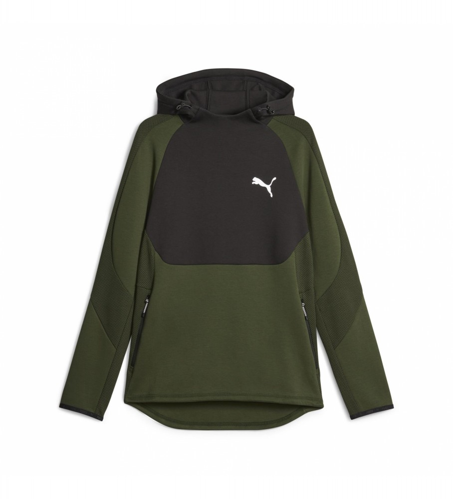 Moletom Puma Evostripe verde escuro