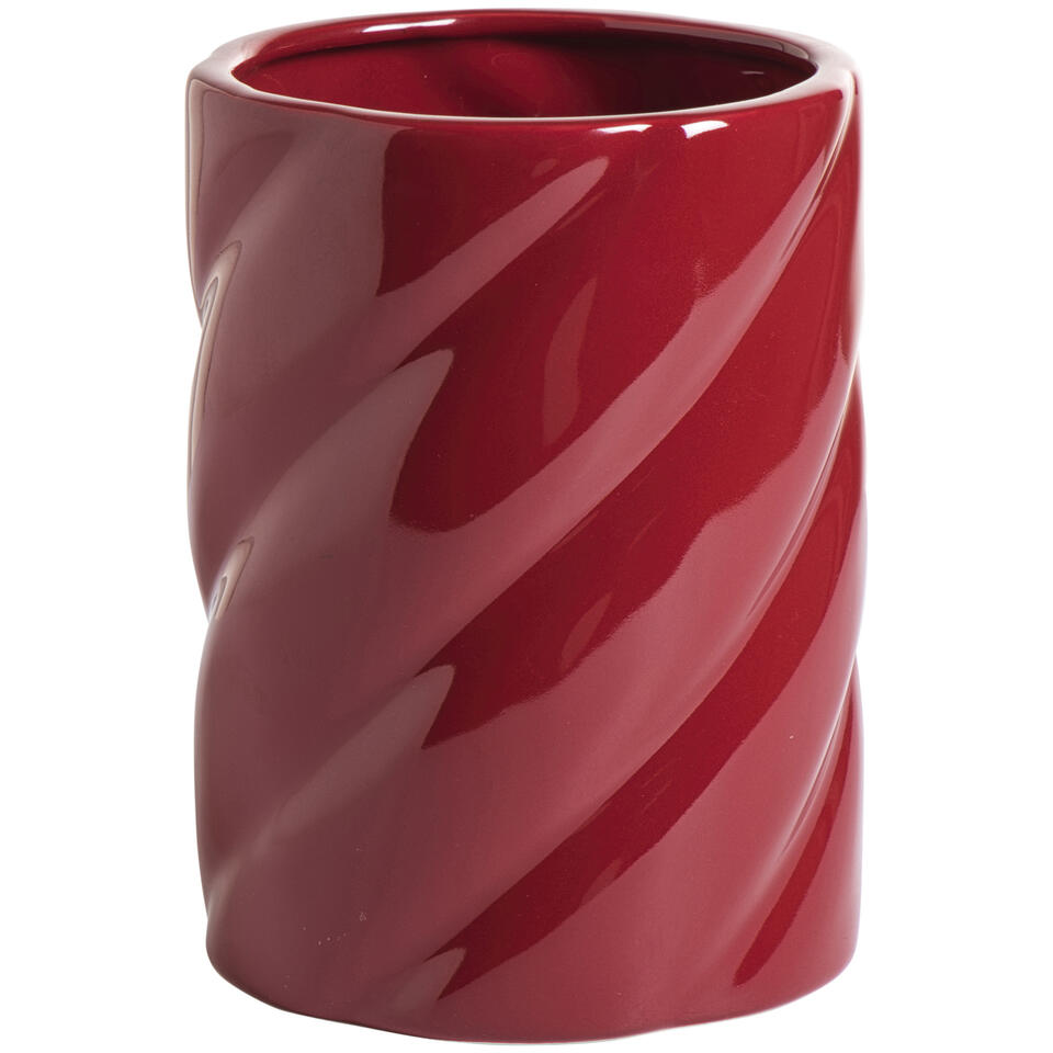 Vaas Swirl Burgundy 19 cm