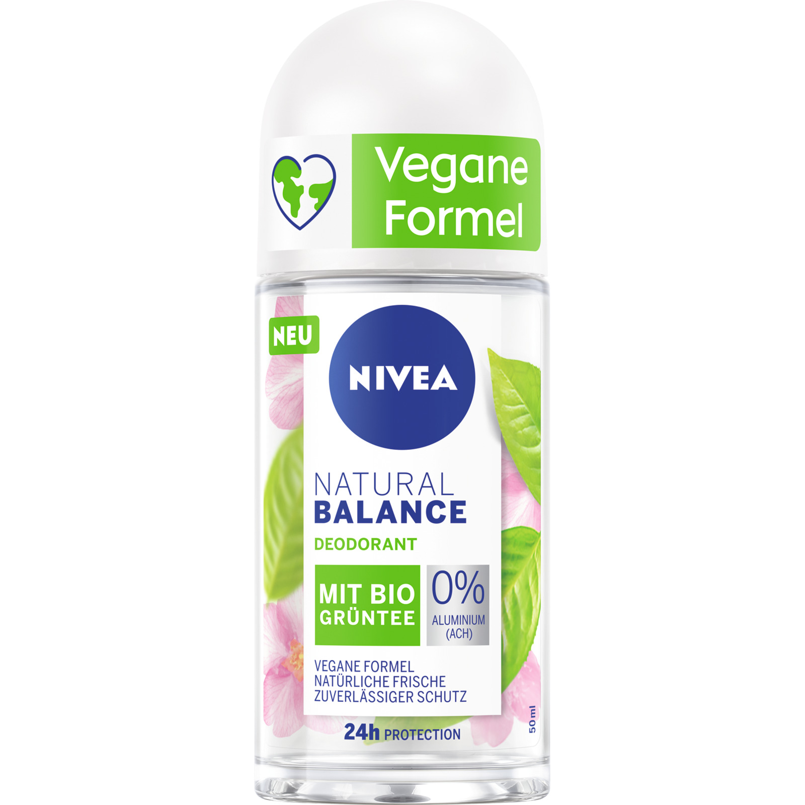 Nivea Deo Roll-on Natural Balance Bio Grüntee 50 ml