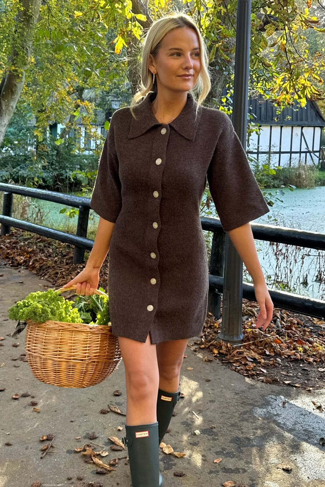 BYIC Oliviaic Knit Dress H105-1 dbrown dark brown