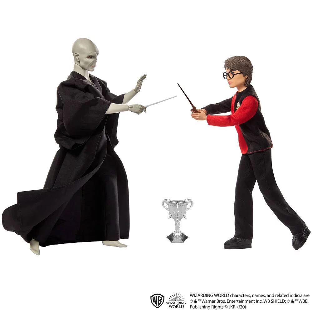 PACK 2 POUPEES VOLDEMORT ET HARRY POTTER