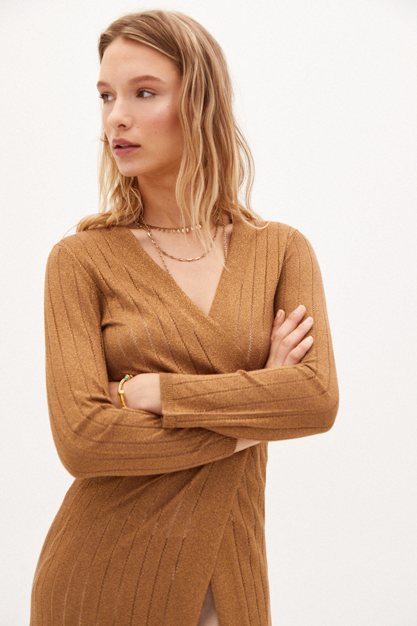 Cardigã longo Marta - Amarelo