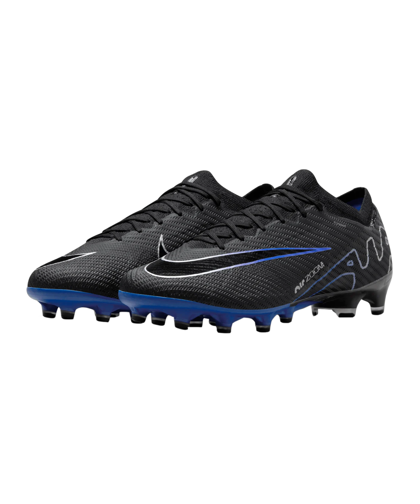 Nike Air Zoom Mercurial Vapor XV Elite AG-Pro Shadow Schwarz Silber Blau F040