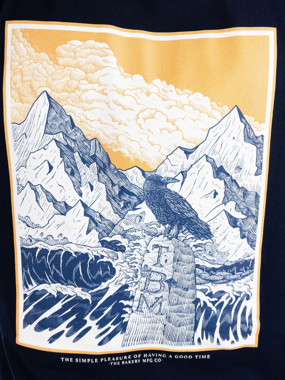 The Bakery Pleasureseum T-Shirt navy
