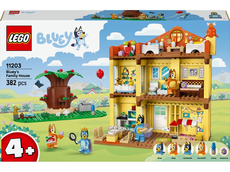 LEGO® Blueys Haus 11203 Modulares Spielzeug für Kinder