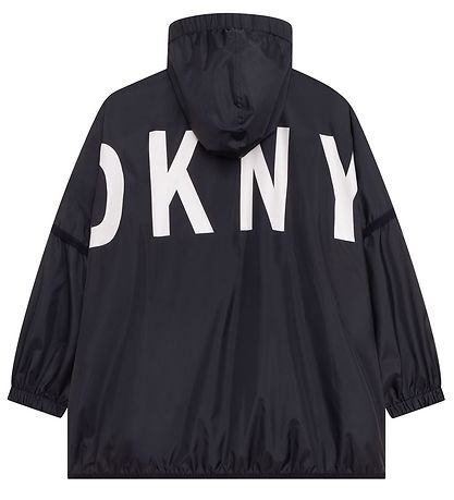 DKNY Jacke - Umkehrbar - Schwarz/Weiß m. Fotoausdruck