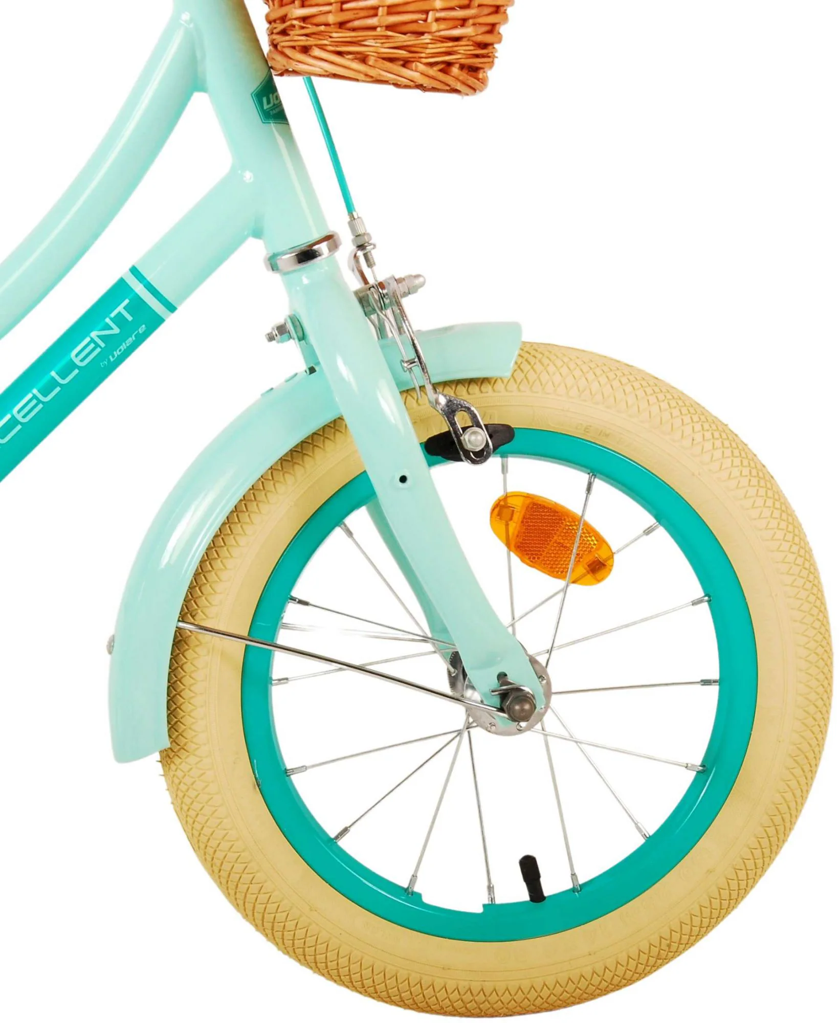 Kinderfahrrad Excellent für Mädchen 14 Zoll Kinderrad in Grün Fahrrad