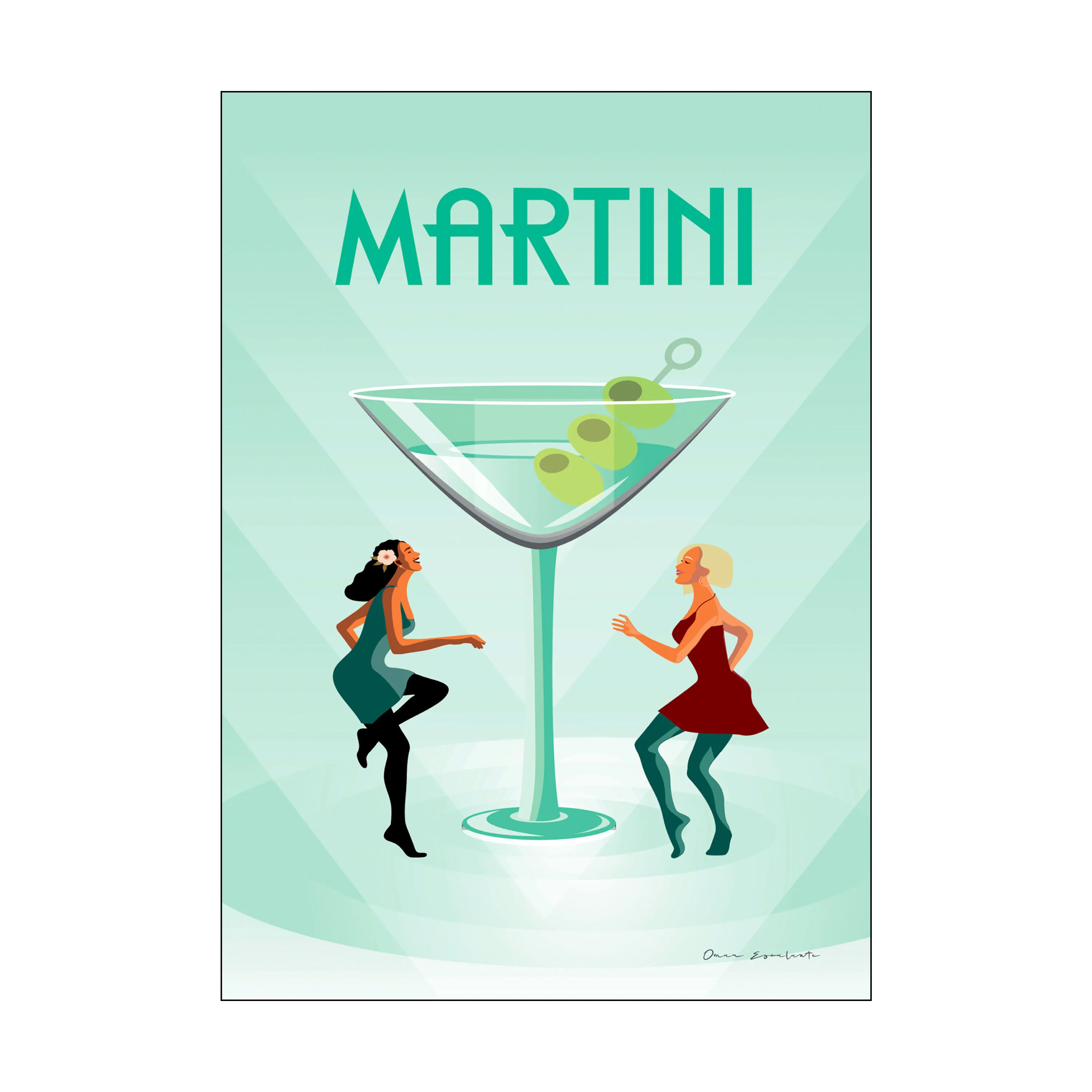 Poster&Frame Plakat - Martini
