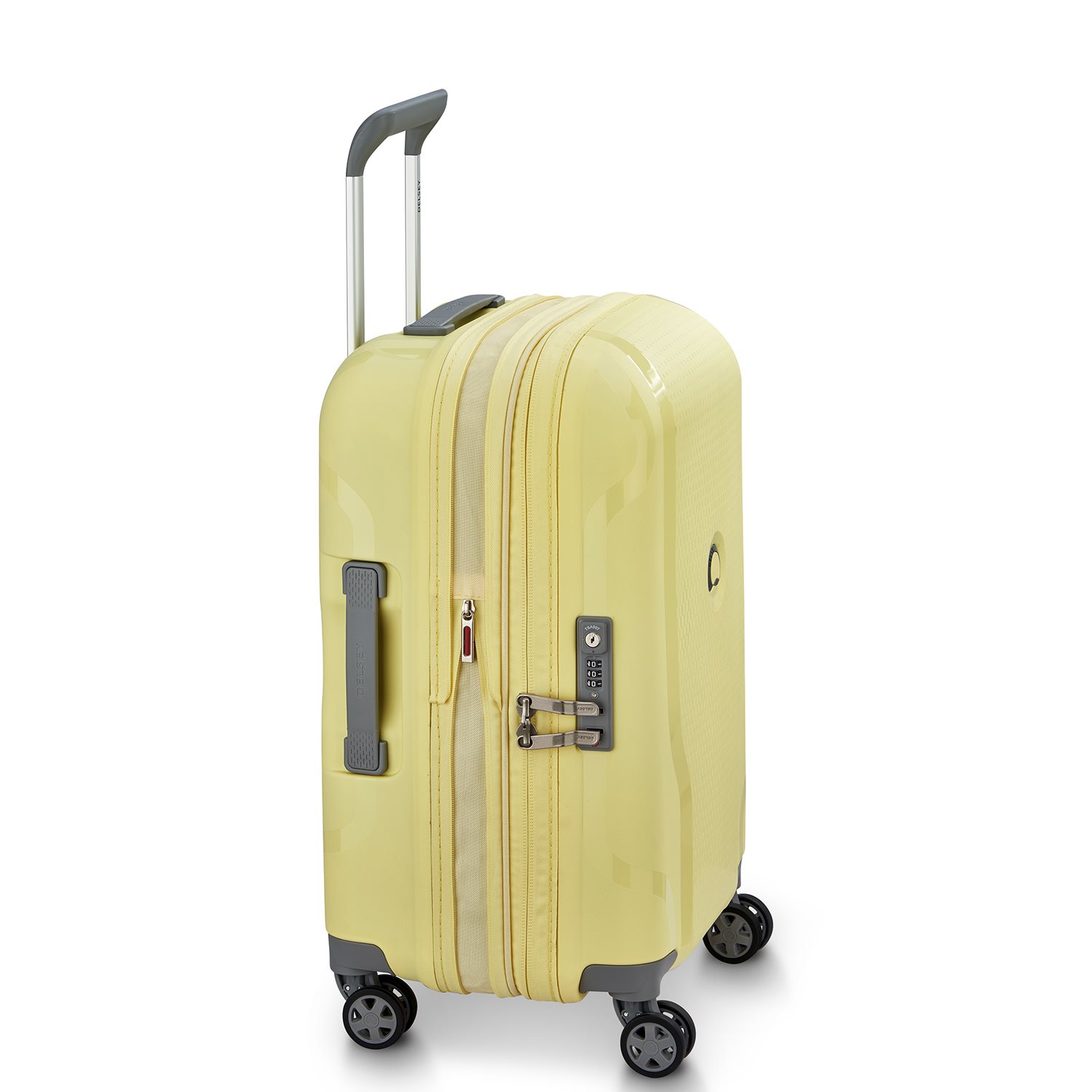 Delsey Clavel Cabin Trolley S 55/35 Expandable pale yellow