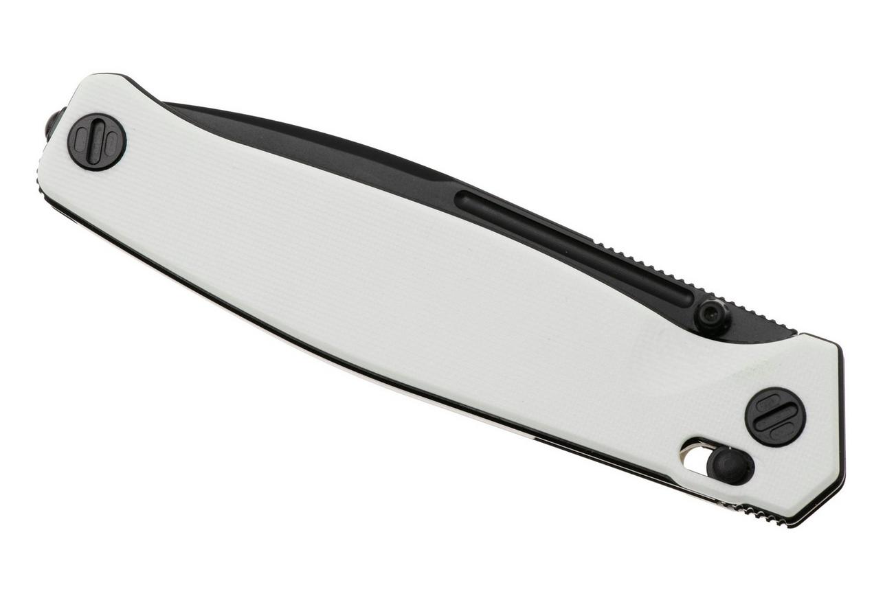 Real Steel Huginn 7652WB PVD VG10, White G10, zakmes