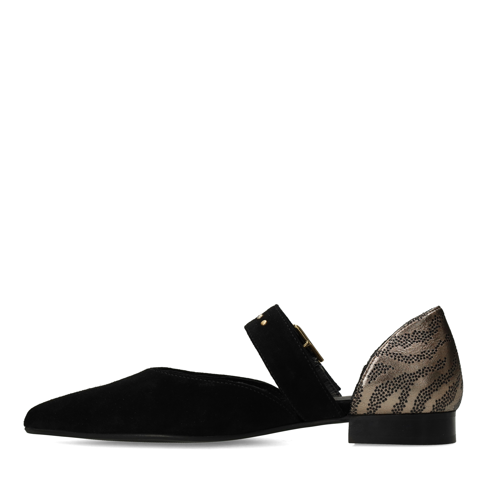 Zwarte suède loafers