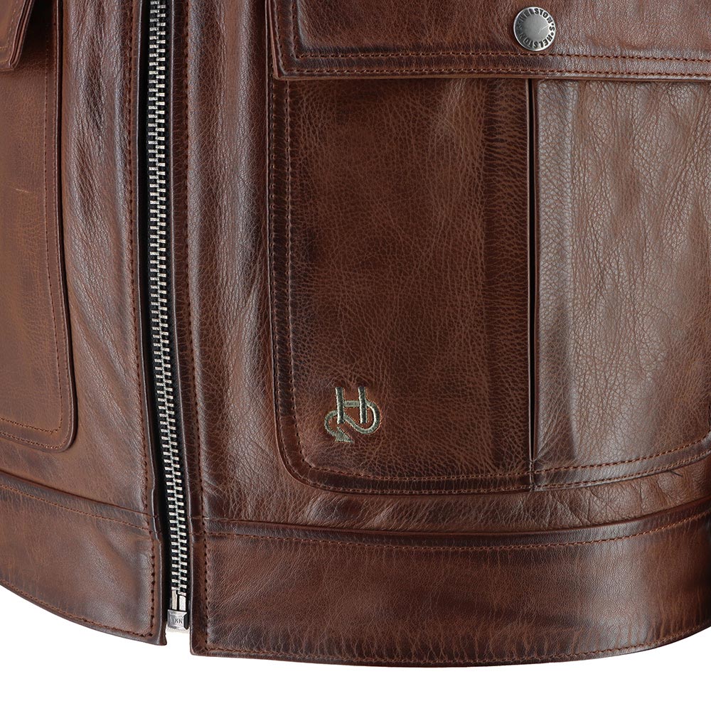 Helstons - Blouson Downtown Marron