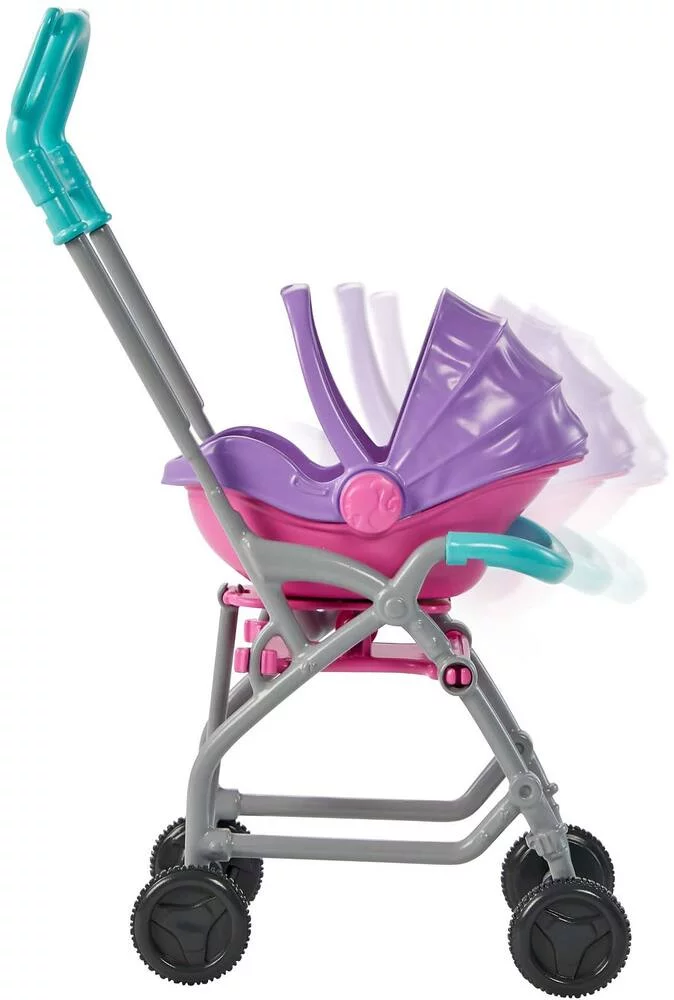 BARBIE-COFFRET SKIPPER BABY-SITTER POUSSETTE AVEC POUPEE