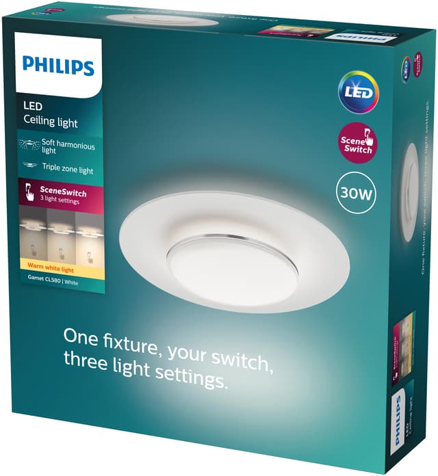 Philips Garnet loftslampe 30W