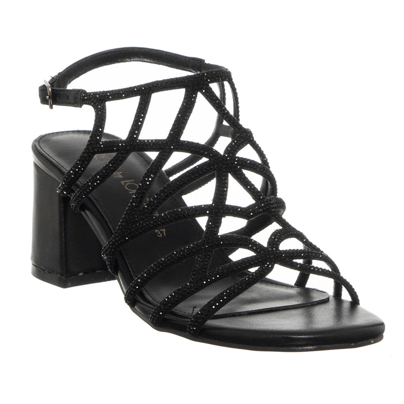 Loretta by Loretta Sandales Igna noires - Talon 6 cm