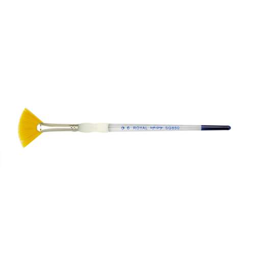 Royal & Langnickel Soft-Grip Gold-Taklon Pinsel, Fächer, Serie SG850