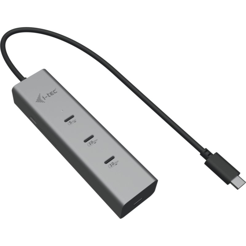 i-tec Metal USB-C Charging HUB 5port with USB-C video 8K + Power Delivery 85W
