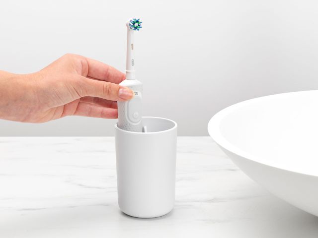 ReNew Tandenborstelhouder met inzet - White