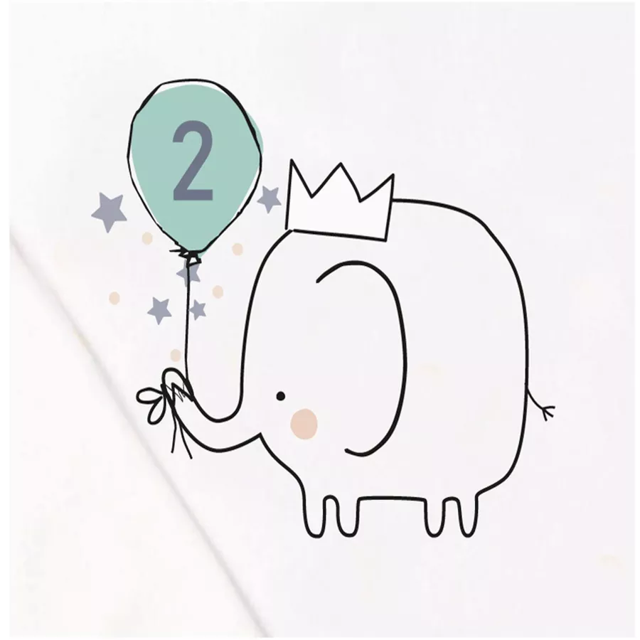 Liliput Langarmshirt Elefant 2 ecru