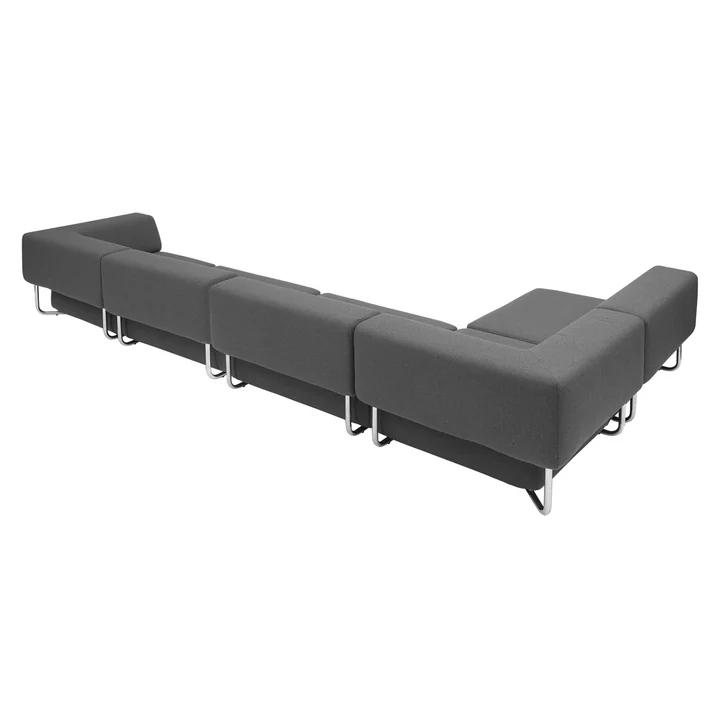 Softline - Noa Modulsofa, Eckelement, Vision hellgrau (445)