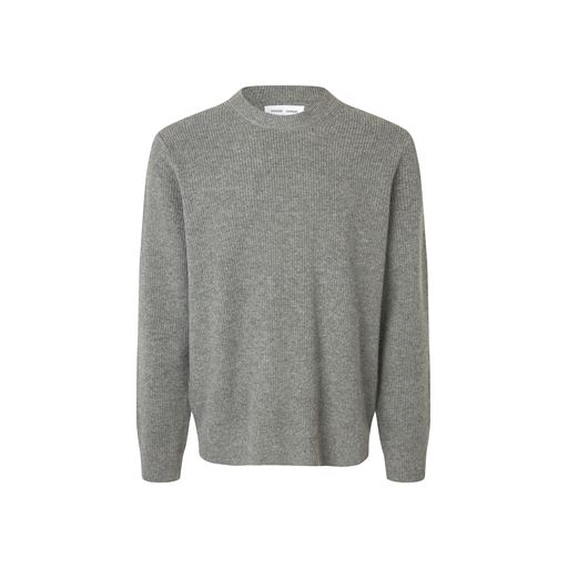Samsøe Samsøe Saisaks Striktrøje, Dark Grey Mel., M
