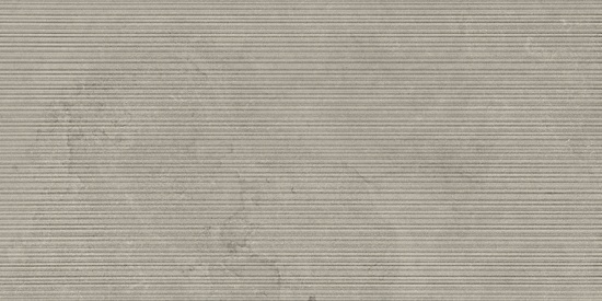 Tegelsample: Valence Lisse wandtegel reliëf 60x120cm grijs mat gerectificeerd
