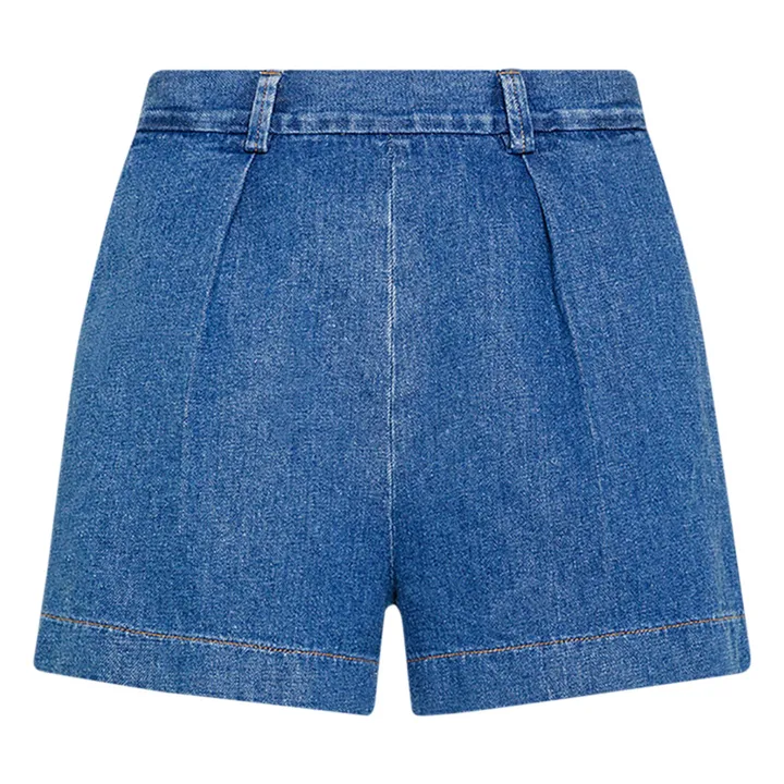 Forte Forte Short Coton et Lin | Denim