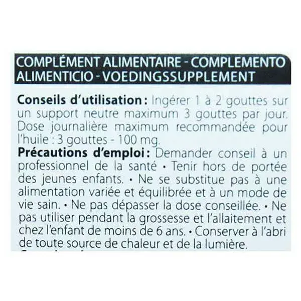 Óleo Essencial de Alecrim Cineol Orgânico Pranarom 10ml
