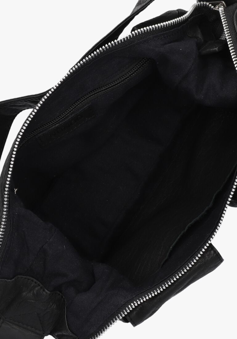 N\u00DANOO zwarte n&uacute;noo schoudertas sally small washed