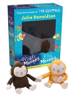 Night Monkey Day Monkey Books & Plush Set (Hardback)