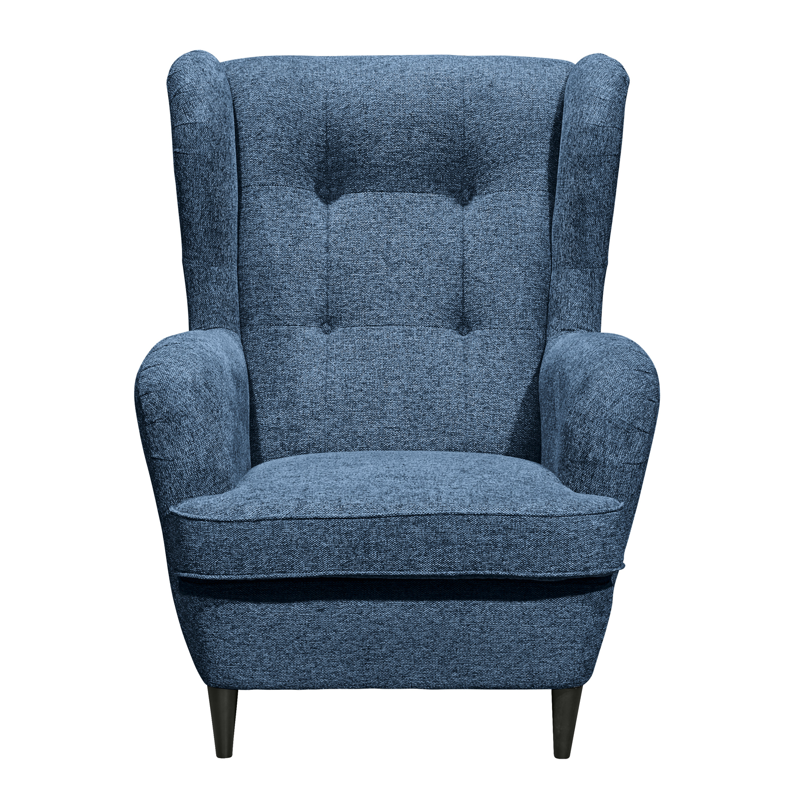 Ohrensessel - dunkelblau - 78 cm breit