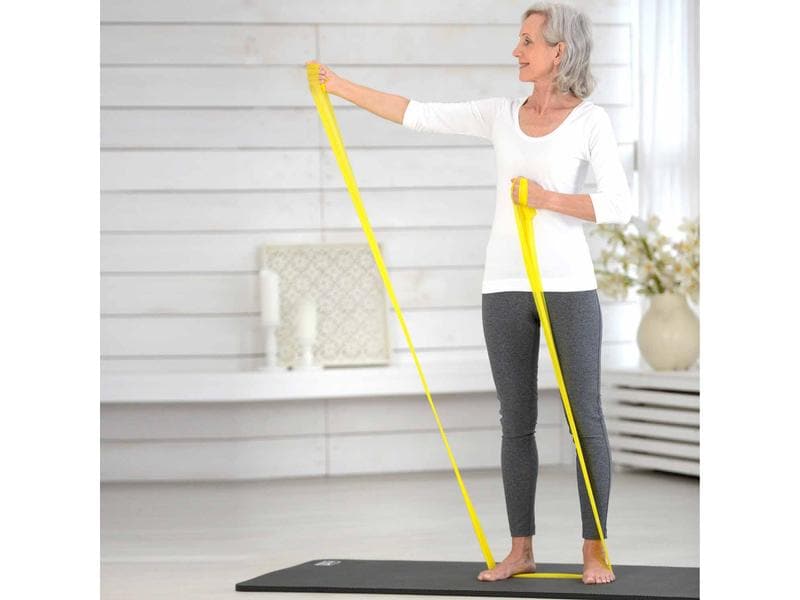 SISSEL Fitband 7.5 cm x 2 m gelb Fitness- und Physioband